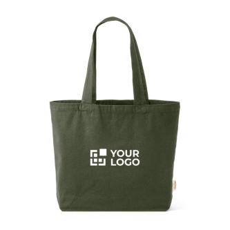 Sac de courses écologique avec poche intérieure et longues anses 220 g/m²