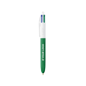 Stylo en plastique effet bois fabriqué dans l’UE avec 4 encres BIC®