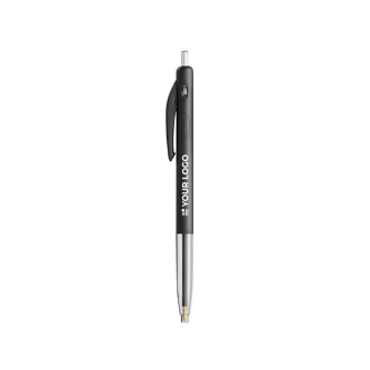 Stylo en plastique rétractable à encre noire M10® Clic BIC®