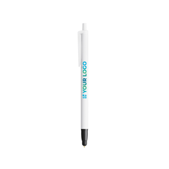 Stylo en plastique avec stylet tactile et encre bleue Clic Stic BIC®