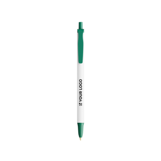 Stylo en plastique recyclé avec grande impression et encre noire BIC®