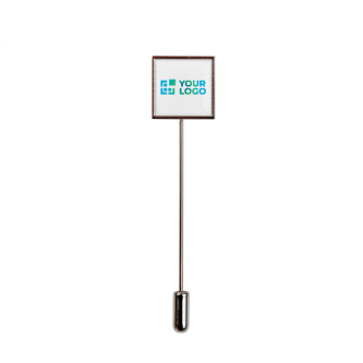 Pin's de revers métallique carré pour congrès et événements