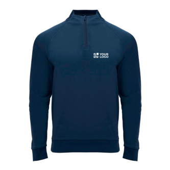 Sweat-shirt avec demi-fermeture éclair 200 g/m² Roly Direct Epiro