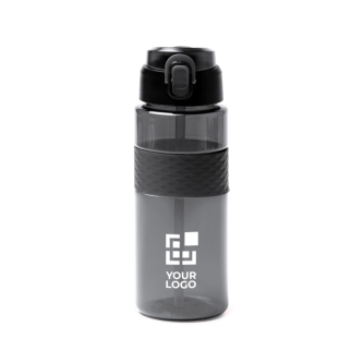 Bidon de sport en plastique recyclé avec doseur type paille 700 ml