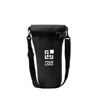 Glacière pour bouteille avec bandoulière et fermeture zippée 1 L