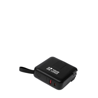 Batterie externe 3 en 1 à charge rapide sans fil 15 W 10 000 mAh