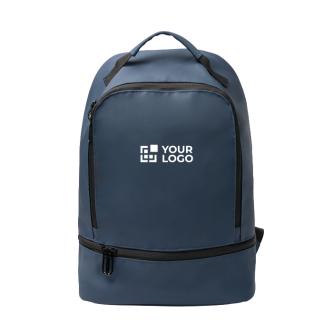 Sac à dos en similicuir avec poches antivol et à chaussures 9"