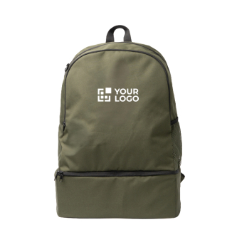 Sac à dos écologique avec poche à chaussures rigide et poche avant