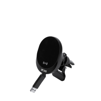 Chargeur sans fil pour voiture avec câble rétractable Type C 15 W