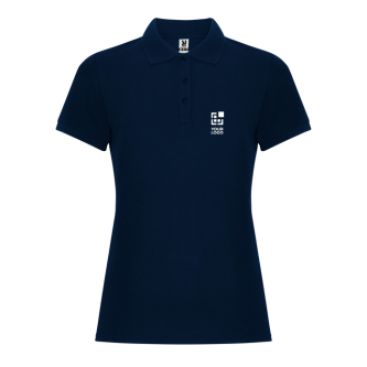 Polo en coton et polyester pour femme Roly Direct Pegaso Premium