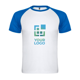 T-shirt de sport bicolore 140 g/m² Roly Direct Indianapolis 