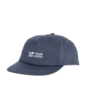 Casquette à 5 panneaux avec bande anti-transpiration 165 g/m²