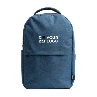 Sac à dos en polyester recyclé avec compartiment principal pour PC