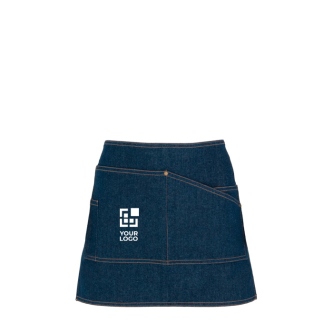 Tablier de travail court style jean 250 g/m² Roly Dacosta