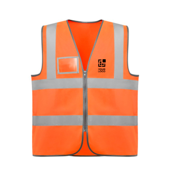 Gilet haute visibilité avec poche et fermeture éclair Roly Polux