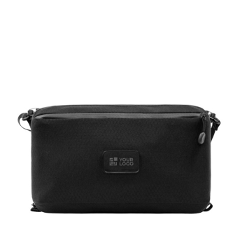 Sac bandoulière en polyester recyclé avec plusieurs compartiments