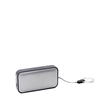 Enceinte sans fil ultra-fine en aluminium et daim 2W
