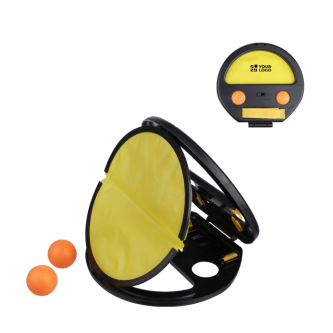 Jeu de capture de balles avec 2 supports et 4 balles