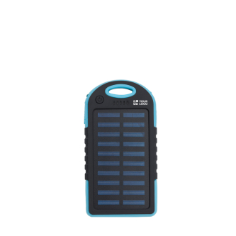 Batterie externe solaire avec lampe latérale 4.000 mAh