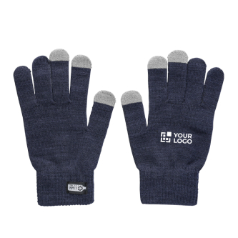 Gants d’hiver RPET avec 3 doigts compatibles écrans tactiles