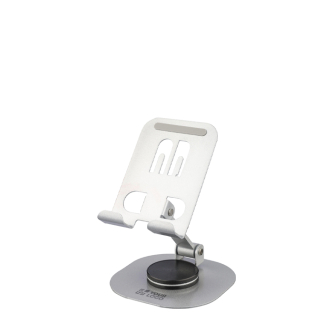 Support pour téléphone pliable en aluminium avec rotation à 360°
