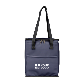 Sac isotherme en similicuir avec anses longues et poche avant 9 L