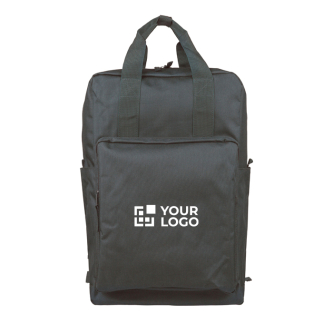 Sac à dos en polyester recyclé pour PC avec poignées supérieures 16’’