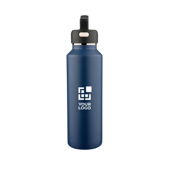 Gourde en inox à double paroi avec bouchon de transport 600 ml