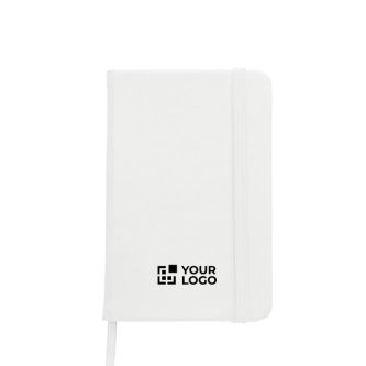 Carnet A5 en PU recyclé avec fermeture élastique et pages blanches