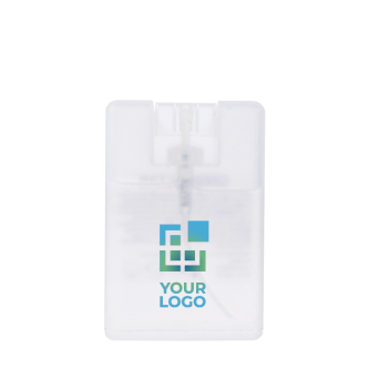 Spray désinfectant mains avec alcool forme rectangulaire
