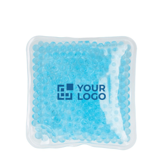 Patch gel carré avec perles d'eau pour refroidir ou chauffer