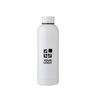 Gourde isotherme en acier recyclé, finition mate 500 ml