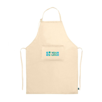 Tablier en coton Fairtrade avec fermeture réglable 180 g/m²
