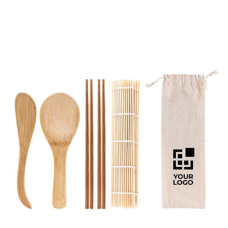 Kit sushi 5 pièces avec logo entreprise Sushi
