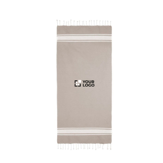 Paréo en coton recyclé et polyester en plusieurs couleurs 150 g/m2