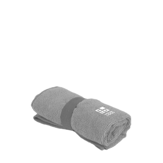Serviette de sport en polyester et polyamide avec élastique