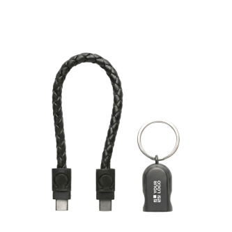 Câble porte-clés de charge rapide avec entrée type C, USB-C