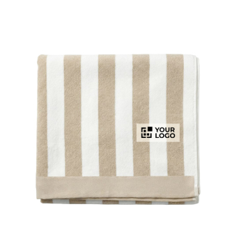 Serviette pour la plage en coton absorbant de 420 g/m² et 80 x 160 cm