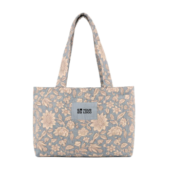 Sac en coton et polyester avec imprimé premium 220 g/m²