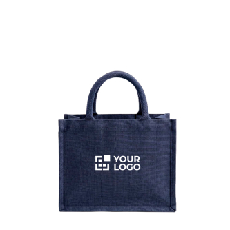 Mini sac en coton recyclé avec intérieur laminé 220 g/m²