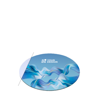Tapis de souris rond pour impression en couleur intégrale