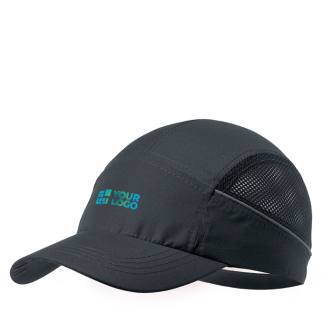 Casquette de sport en microfibre avec filet sur les côtés