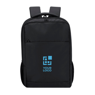 Sac à dos pour ordinateur portable en PU avec sangle pour trolley 15’’
