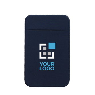 Porte-cartes adhésif pour smartphone en matériau élastique