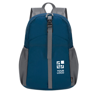 Sac à dos en polyester RPET pliable en format compact