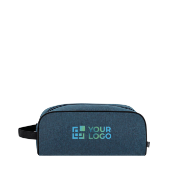 Sac pour chaussures en polyester RPET avec poignée latérale noire