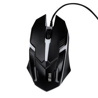 Souris filaire USB rétroéclairée avec LED pour gamers