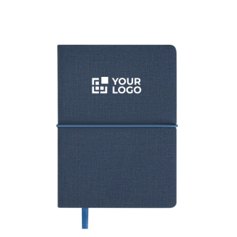 Carnet en cuir synthétique avec bloc-notes intérieur, pages lignées A6