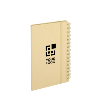 Carnet avec planificateur hebdomadaire pliable et bloc-notes A5