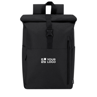 Sac à dos roll top en RPET pour pc portable compatible trolley 15''